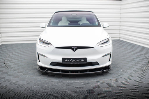 Maxton Design Front Splitter V.2 Tesla Model X Mk1 Facelift