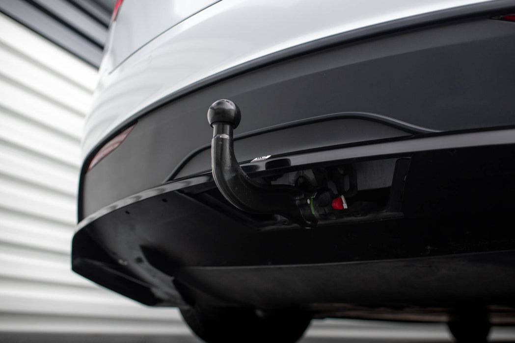 Maxton Design Rear Splitter (with vertical bars) Tesla Model X Mk1 Facelift