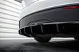 Maxton Design Rear Splitter (with vertical bars) Tesla Model X Mk1 Facelift