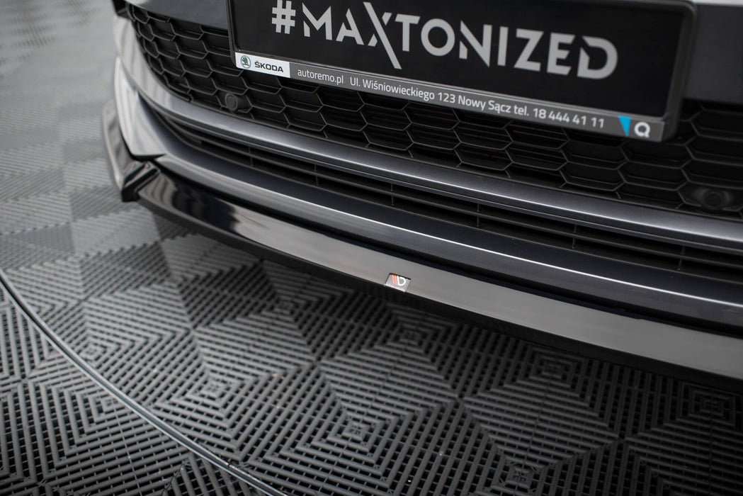 Maxton Design Front Splitter V.1 Skoda Kodiaq Sportline Mk1 Facelift