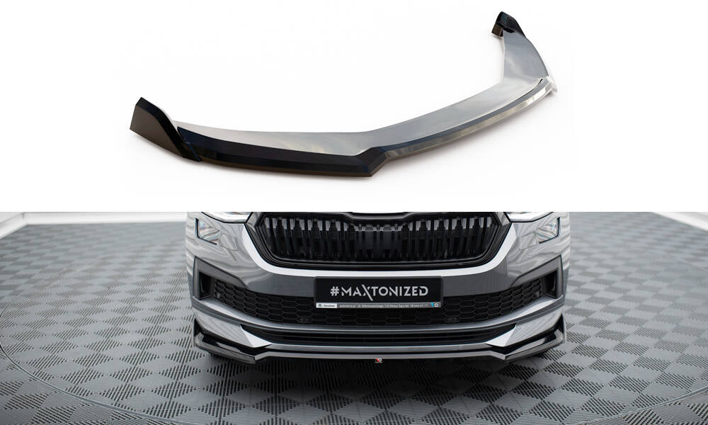 Maxton Design Front Splitter V.2 Skoda Kodiaq Sportline Mk1 Facelift