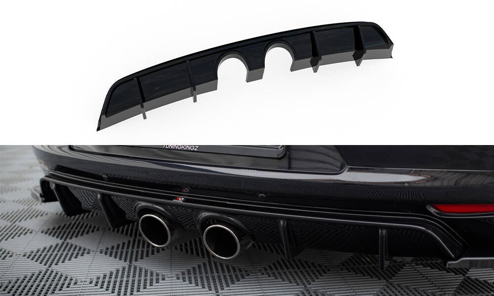 Maxton Design Rear Valance V.2 Volkswagen Scirocco Mk3 (R32 Exhaust)