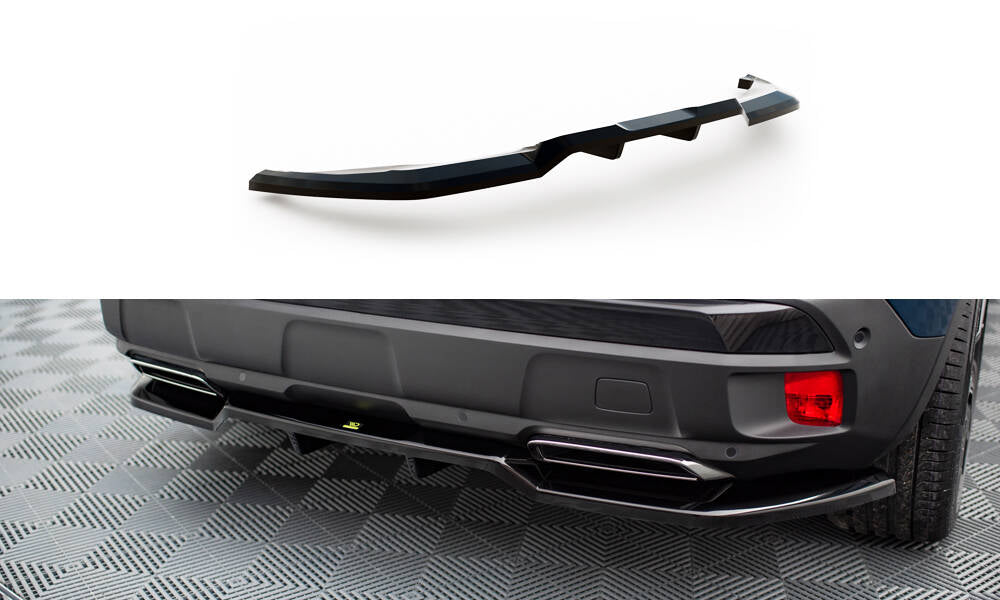 Maxton Design Rear Splitter (with vertical bars) Peugeot 3008 GT-Line Mk2 Facelift