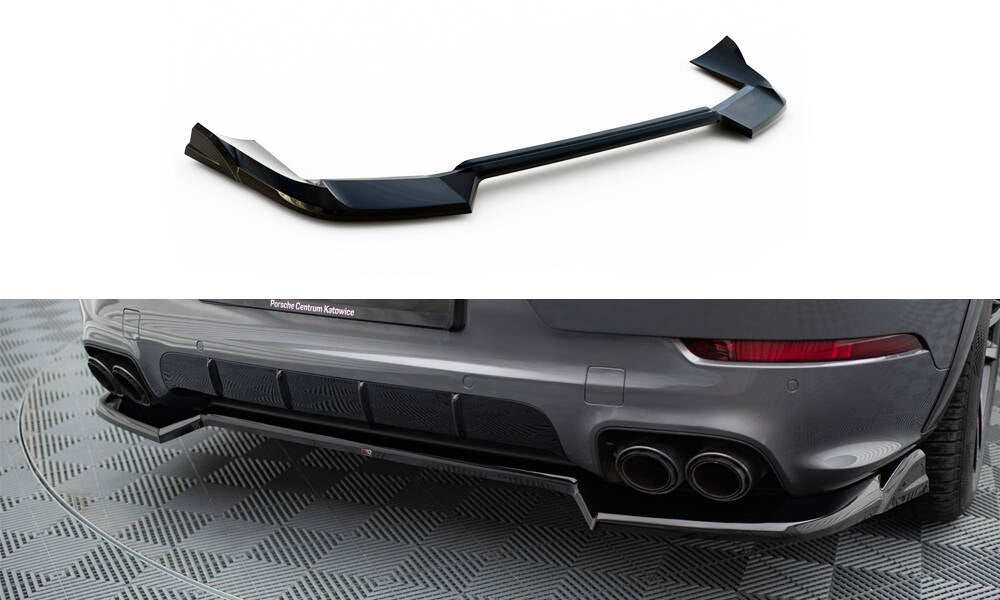 Maxton Design Rear Splitter Porsche Cayenne Mk3 Facelift