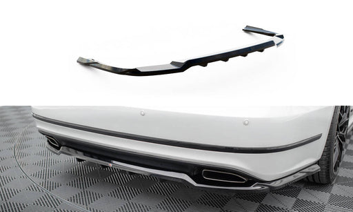 Maxton Design Rear Splitter (with vertical bars) Volkswagen Passat GT B8 Facelift USA