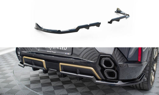 Maxton Design Rear Splitter (with vertical bars) BMW XM G09