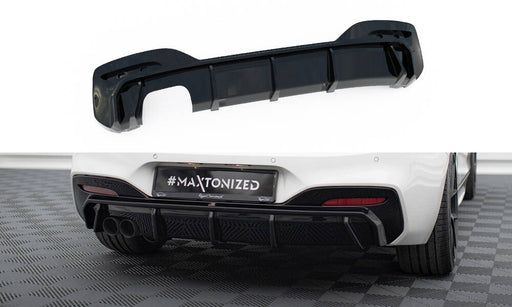 Maxton Design Rear Valance BMW 1 M-Pack F20 Facelift (Single side dual exhaust version)