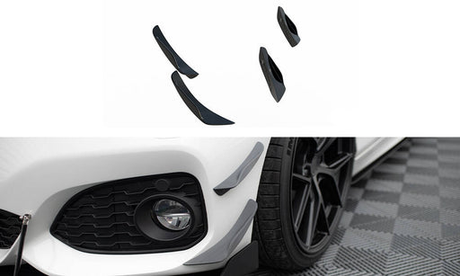 Maxton Design Front Bumper Wings (Canards) BMW 1 M-Pack / M140i F20 Facelift