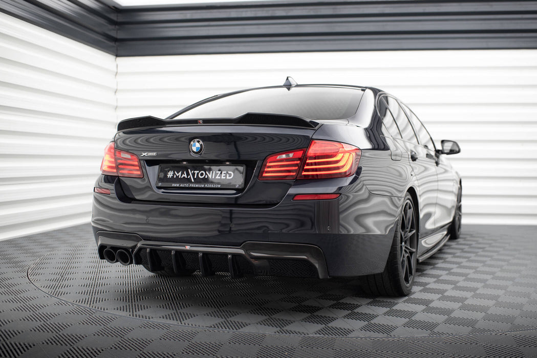 Maxton Design Rear Valance V.2 BMW 5 M-Pack F10 / F11 (Version with double exhaust on one side)