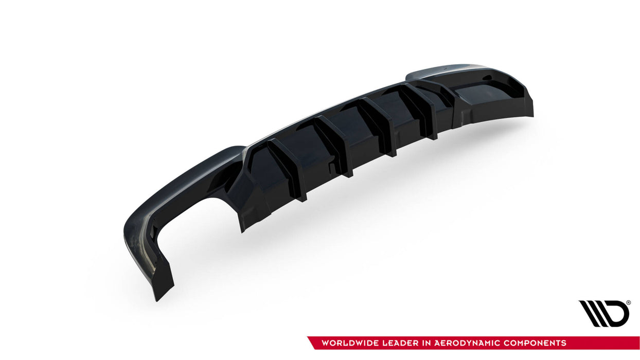 Maxton Design Rear Valance V.2 BMW 5 M-Pack F10 / F11 (Version with double exhaust on one side)