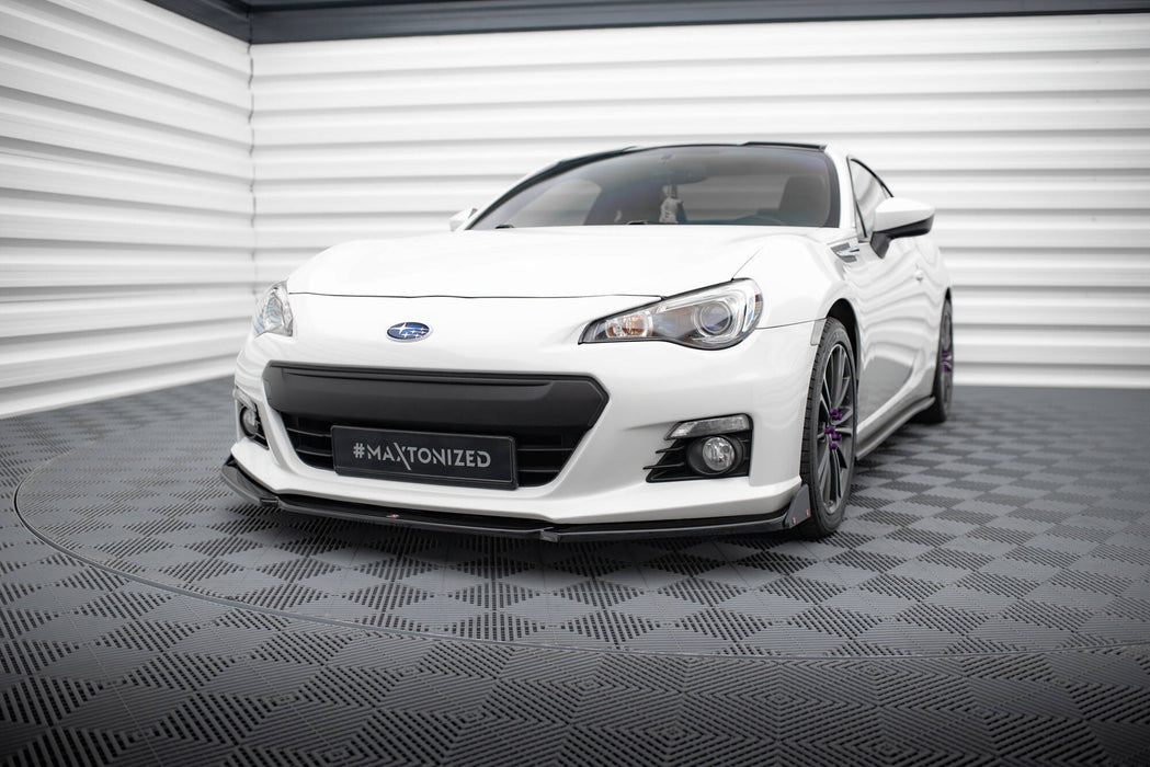 Maxton Design Front Splitter V.1 + Flaps Subaru BRZ