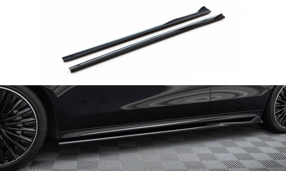 Maxton Design Side Skirts Diffusers Mercedes-Benz E AMG-Line W214