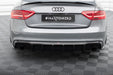 Maxton Design Rear Valance Audi A5 S-Line Coupe / Sportback 8T Facelift (Version with single exhausts on both sides)