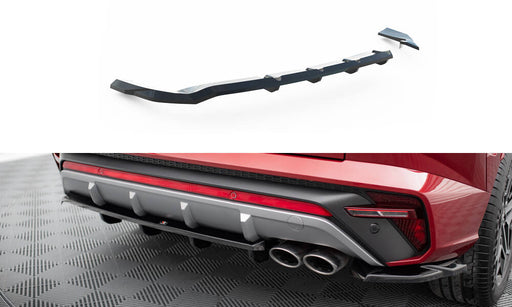 Maxton Design Rear Splitter (with vertical bars) Hyundai Tucson N-Line Mk4