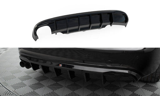 Maxton Design Rear Valance Audi A5 Coupe / Cabrio S-Line 8T (Single side dual exhaust version)