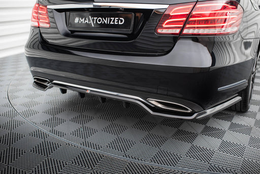 Maxton Design Rear Splitter (with vertical bars) Mercedes-Benz E W212 Facelift