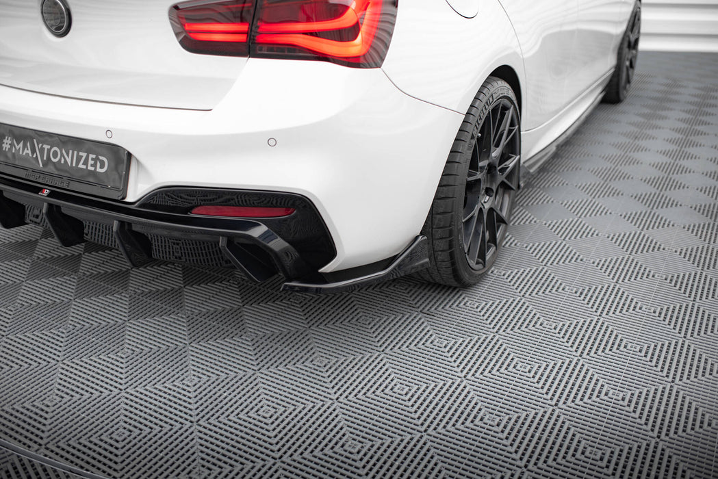 Maxton Design Rear Side Splitters BMW 1 M-Pack / M140i F20 Facelift