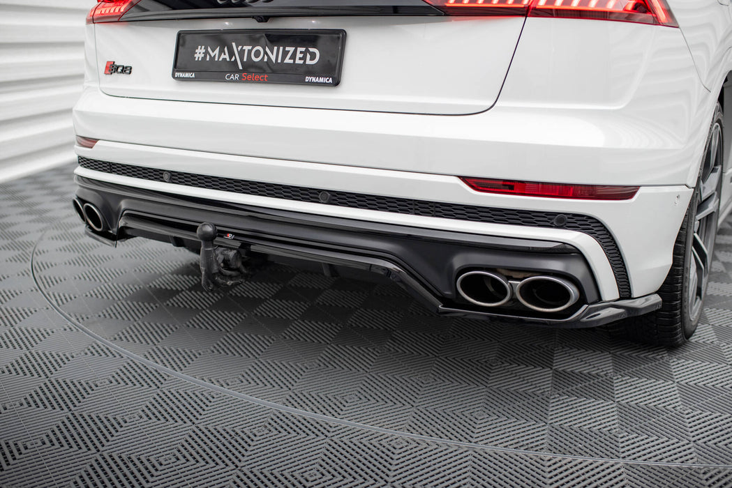 Maxton Design Rear Splitter (with vertical bars) Audi SQ8 Mk1