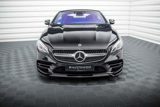 Maxton Design Front Splitter V.1 Mercedes-Benz S Coupe AMG-Line C217 Facelift