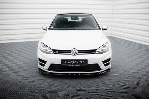 Maxton Design Front Splitter V.5 Volkswagen Golf R / R-Line Mk7