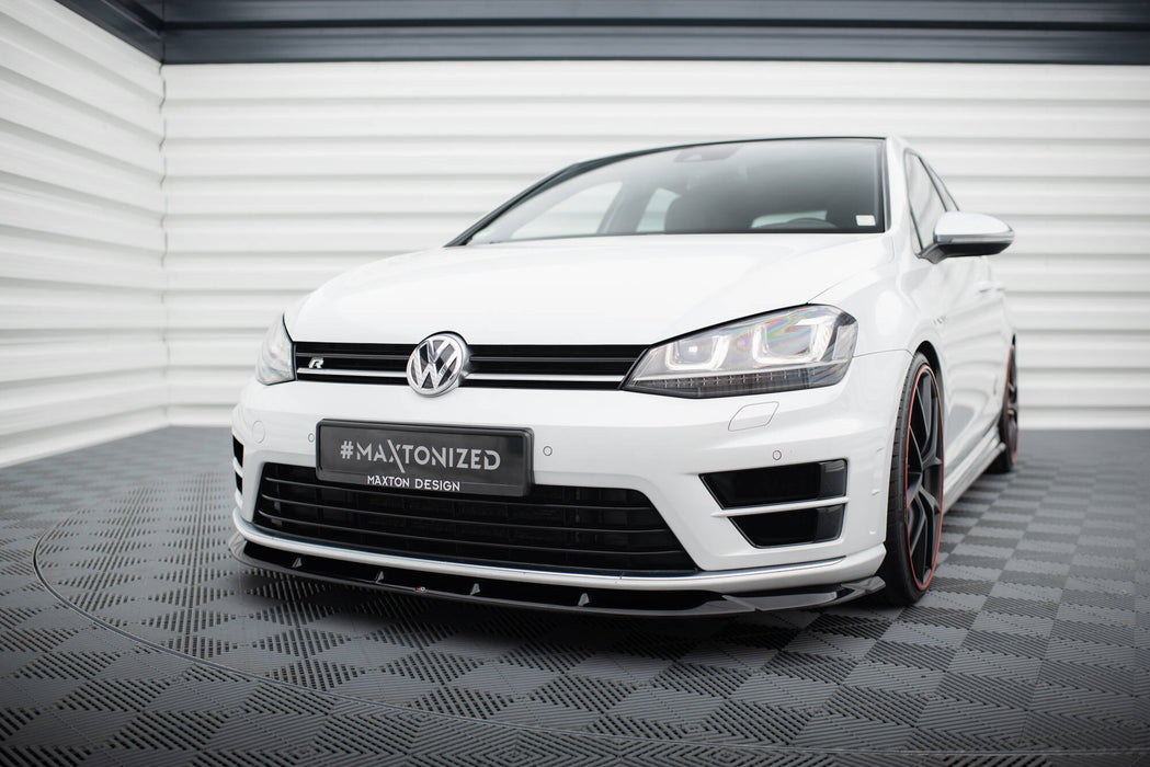 Maxton Design Front Splitter V.6 Volkswagen Golf R / R-Line Mk7