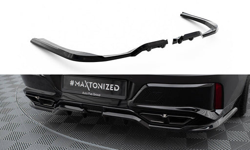 Maxton Design Rear Splitter (with vertical bars) BMW M760e G70