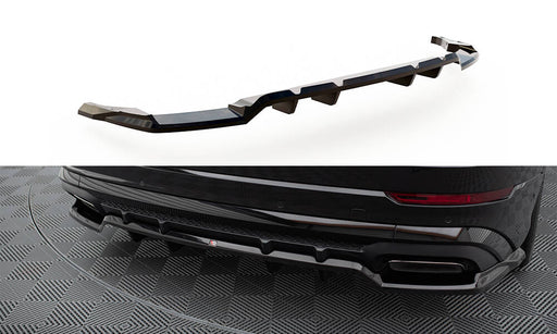 Maxton Design Rear Splitter (with vertical bars) Audi SQ8 / Q8 S-Line Mk1 Facelift