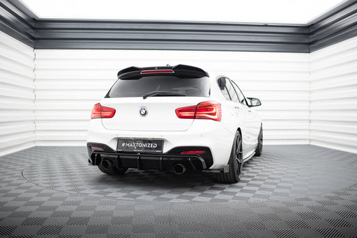 Maxton Design Rear Side Splitters V.5 + Flaps BMW 1 M-Pack / M140i F20 Facelift