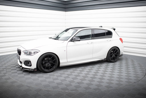 Maxton Design Side Skirts Diffusers V.4 + Flaps BMW 1 M-Pack / M140i F20 Facelift