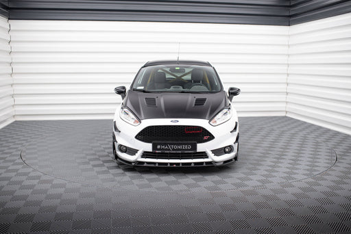 Maxton Design Front Splitter V.6 + Flaps Ford Fiesta ST Mk7 Facelift