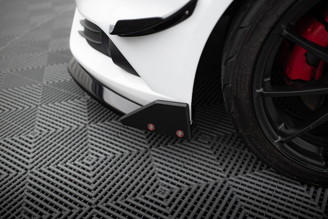 Maxton Design Front Splitter V.6 + Flaps Ford Fiesta ST Mk7 Facelift