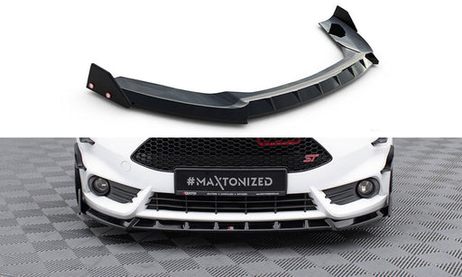 Maxton Design Front Splitter V.6 + Flaps Ford Fiesta ST Mk7 Facelift