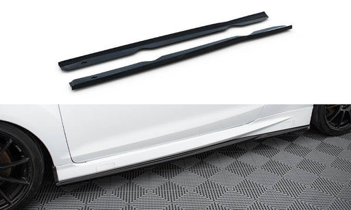 Maxton Design Side Skirts Diffusers V.4 Ford Fiesta ST / ST-Line Mk7