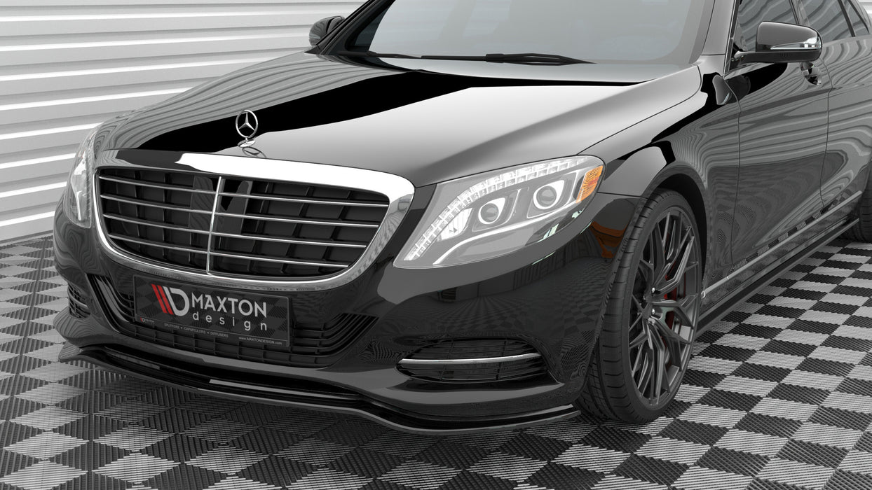 Maxton Design Front Splitter V.1 Mercedes-Benz S W222