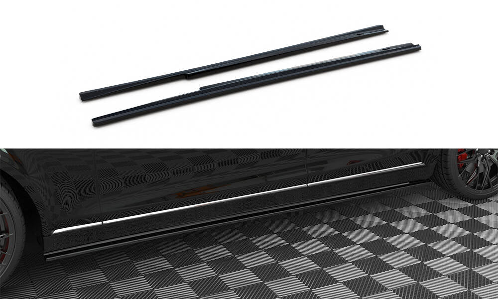 Maxton Design Side Skirts Diffusers Mercedes-Benz S Long W222