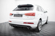 Maxton Design Rear Splitter (with vertical bars) Audi Q3 S-line 8U