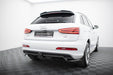 Maxton Design Rear Splitter (with vertical bars) Audi Q3 S-line 8U