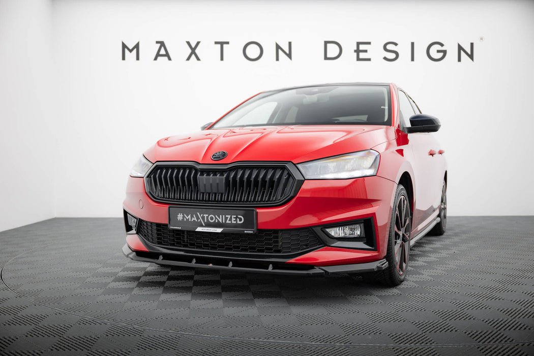 Maxton Design Front Splitter Skoda Fabia Mk4