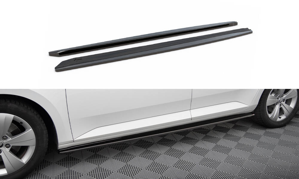 Maxton Design Side Skirts Diffusers Skoda Superb Mk3