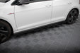 Maxton Design SIDE SKIRTS DIFFUSERS VW GOLF VII GTI PREFACE/FACELIFT (wide)