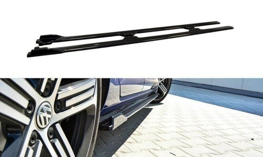 Maxton Design Side Skirts Diffusers V.1 VW Golf 7 R / R-Line Facelift