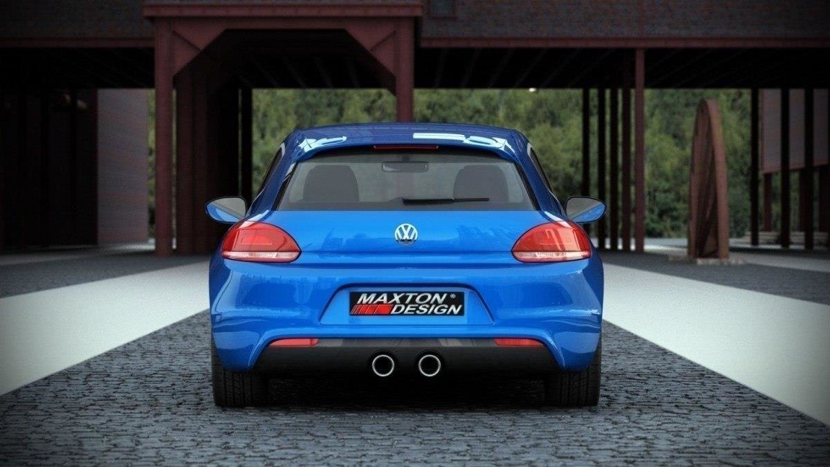 Maxton Design Rear valance VW Scirocco III R with 2 exhaust holes