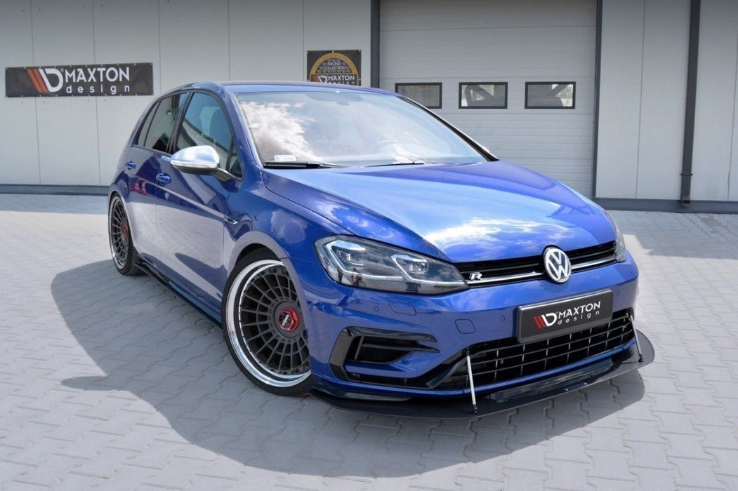 Maxton Design Hybrid Front Racing Splitter VW Golf 7 R / R-Line Facelift