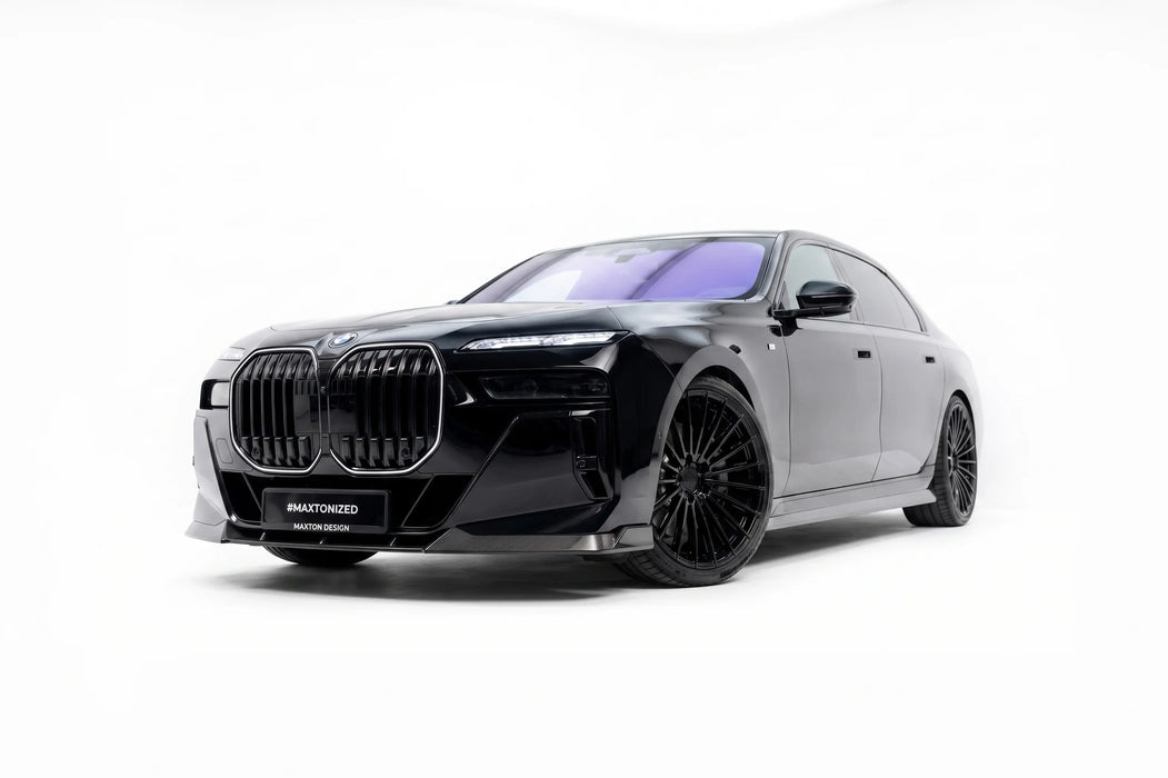 Prepreg Carbon Fiber Front Splitter BMW 7 M-Pack / M760e / i7 M-Pack G70