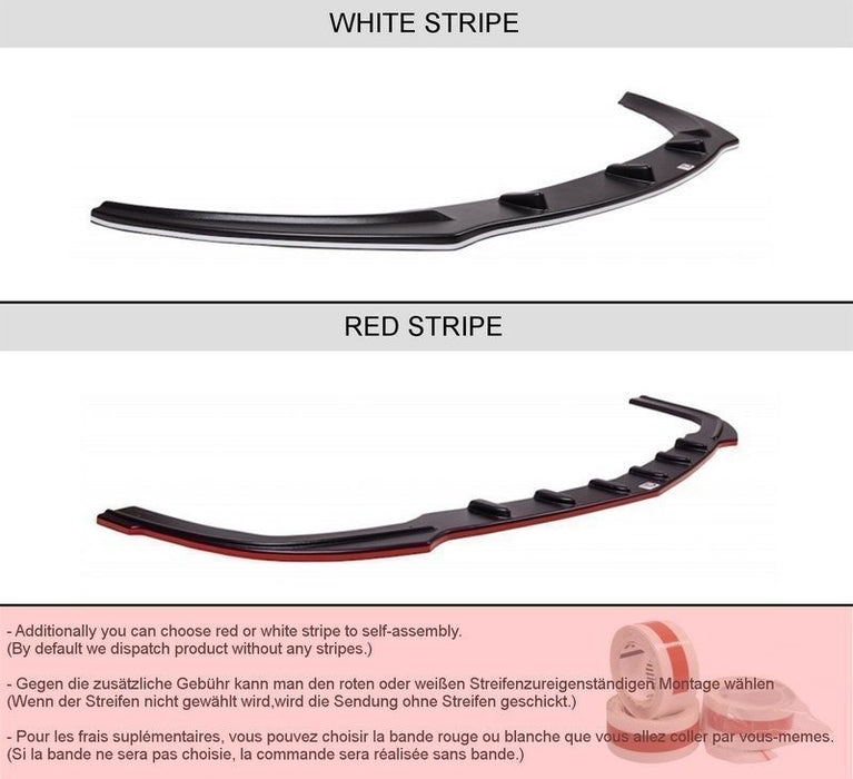 Maxton Design Rear Splitter ALFA ROMEO 159 (with vertical bars)