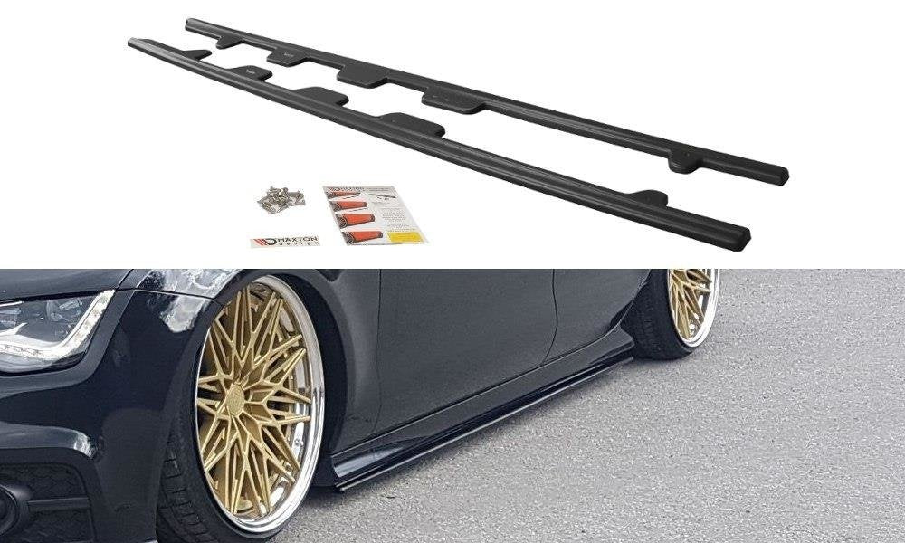 Maxton Design Side Skirts Diffusers Audi S7 / A7 S-Line C7