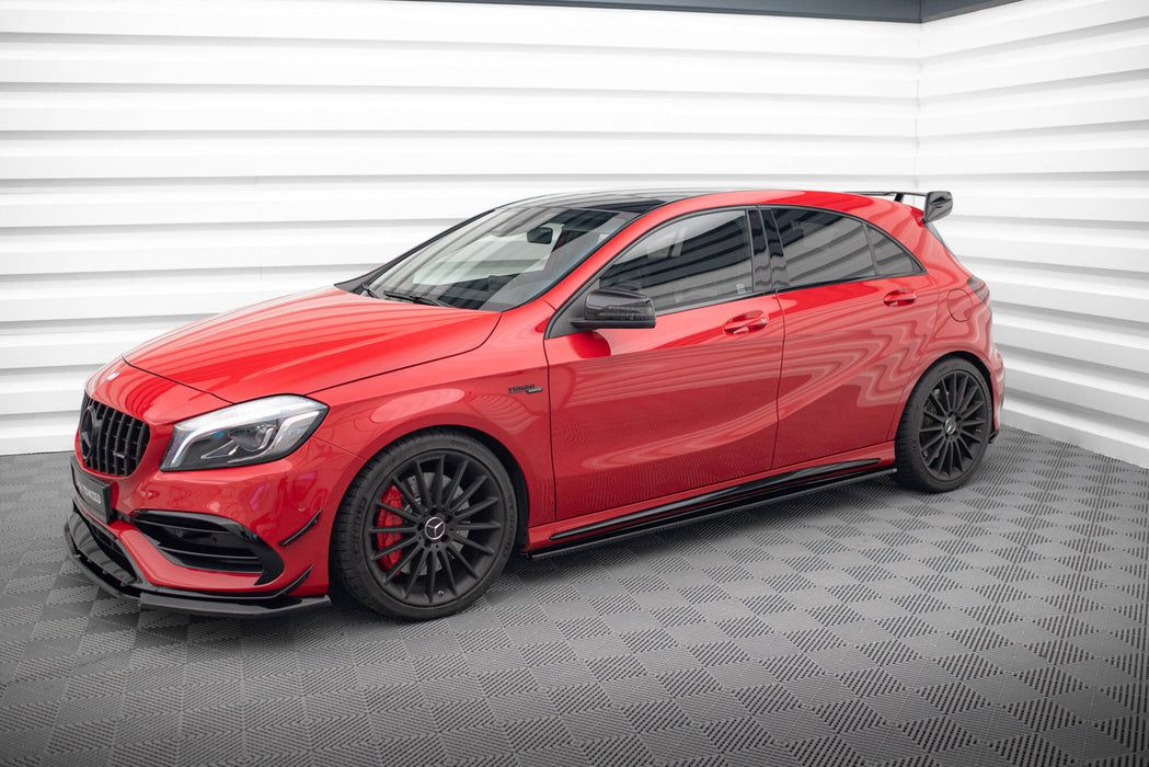 Maxton Design SIDE SKIRTS DIFFUSERS Mercedes A W176/ CLA 117 AMG/ CLA 117 AMG LINE Facelift