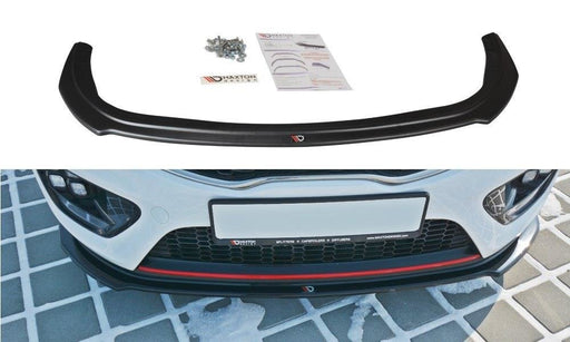 Maxton Design FRONT SPLITTER V.1 KIA CEE'D / PRO CEE'D GT MK2