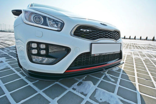 Maxton Design FRONT SPLITTER V.1 KIA CEE'D / PRO CEE'D GT MK2