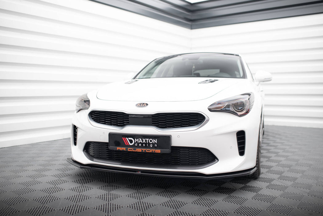 Maxton Design FRONT SPLITTER V.1 Kia Stinger GT / GT-Line / Standard Mk1